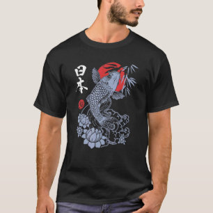 Japan Harmonie Koi Fisch Glück T-Shirt