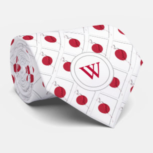JAPAN HINOMARU Christlich Scripting Monogram Krawatte