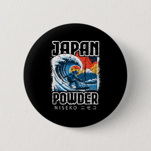 Japan hokusai snowboarden niseko japanisch katakan button