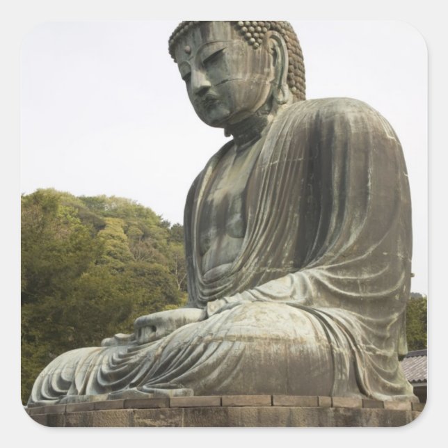 Japan, Honshu-Insel, Präfektur Kanagawa, Quadratischer Aufkleber (Vorderseite)