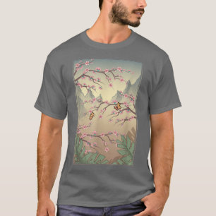 Japan Hübsche Blume Japanisch Pink Sakura Cherry B T-Shirt