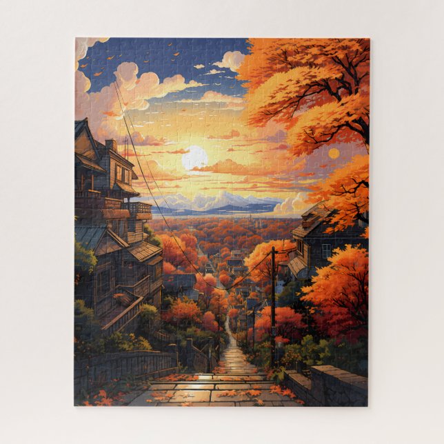 Japan im Herbst-Puzzle (Vertikal)