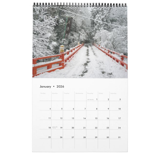 Japan im roten Kalender (Jan 2026)