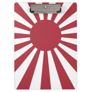 Japan Imperial Rising Sun Flag, Edo bis WW2 Klemmbrett