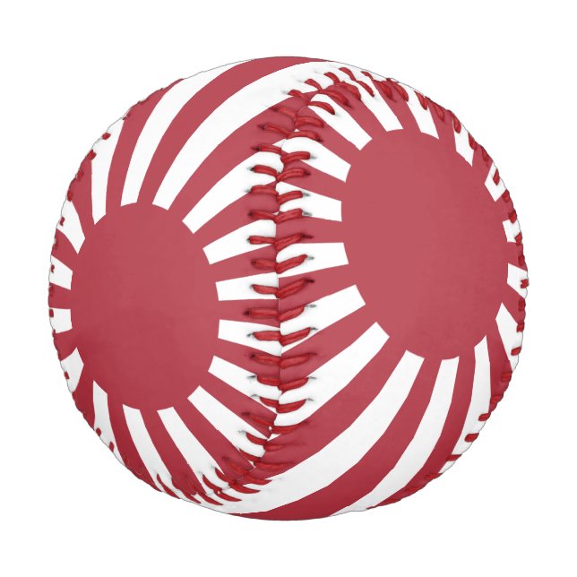 Japan Imperial steigende Sonnenflagge, Edo to W2 Baseball (Schrägansicht)