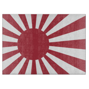 Japan Imperial steigende Sonnenflagge, Edo to W2 Schneidebrett