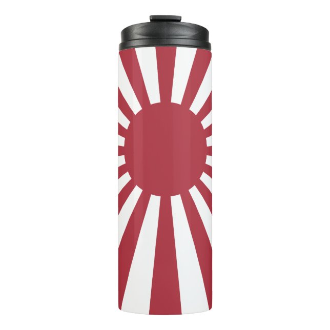 Japan Imperial steigende Sonnenflagge, Edo to W2 Thermosbecher (Vorderseite)