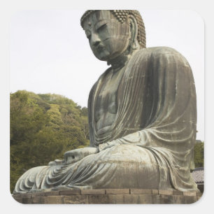 Japan, Insel Honshu, Präfektur Kanagawa, Quadratischer Aufkleber