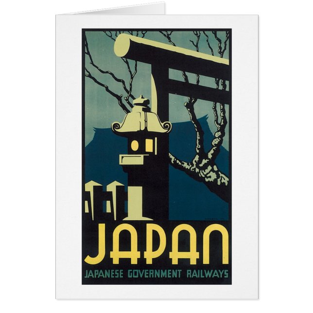 Japan, Japanisch-Govt Railway Travel Poster (Vorne)