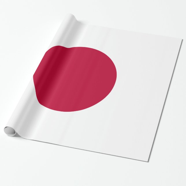 Japan - japanische Flagge - Hinomaru Geschenkpapier (Ungerollt)