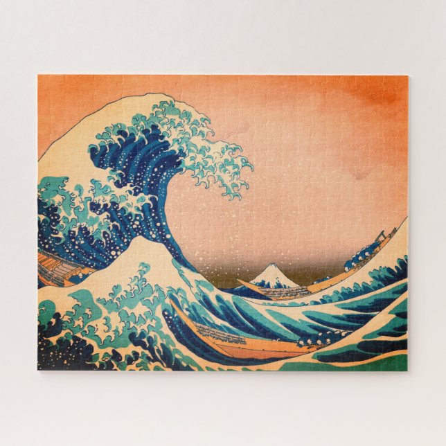 Japan - Japanische Kunst (Große Welle vor Kanagawa (Horizontal)