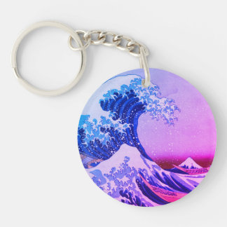 Japan - Japanische Kunst (Große Welle vor Kanagawa Schlüsselanhänger
