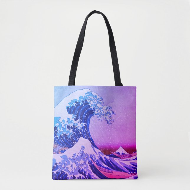 Japan - Japanische Kunst (Große Welle vor Kanagawa Tasche (Vorderseite)
