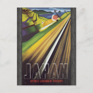 Japan Japanische Staatsbahnen, Vintage Postkarte