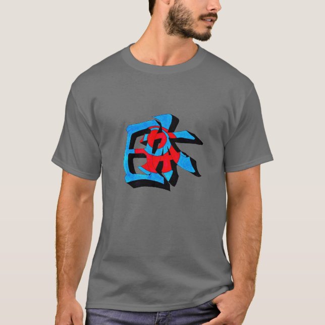 Japan-Kanji/Okinawa-KanjiGraffiti T-Shirt (Vorderseite)