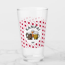 JAPAN Kanpai 乾 杯 Great Japanese Beer Glas