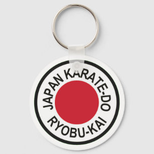 Japan Karate-Tun Ryobu-Kai Logo-Schlüsselanhänge Schlüsselanhänger