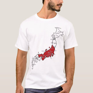 Japan-Karte T-Shirt