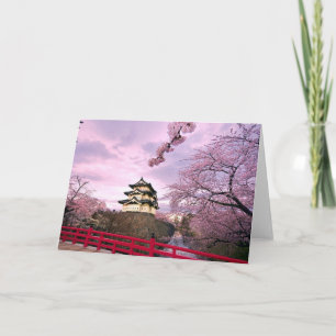 Japan-Kirschblüten Karte