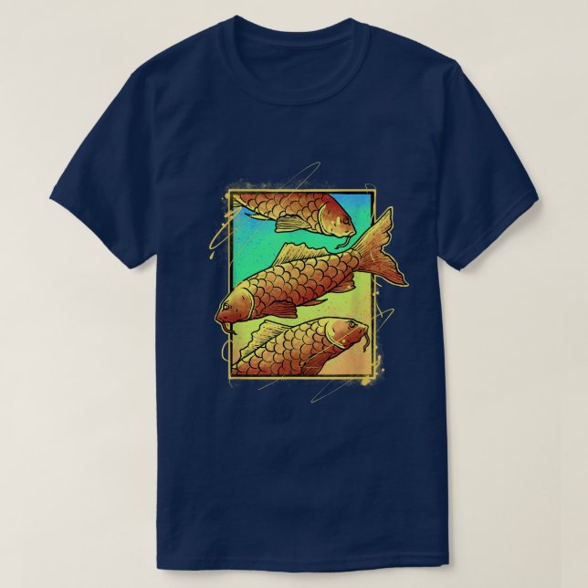 Japan Koi Fish Japanese Tattoo 528 T-Shirt (Design vorne)