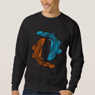 Japan Koi Japanischer Fisch Kirschblüte 63 Sweatshirt