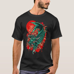 Japan Koi Japanischer Fischkrebs Blossom 2 T-Shirt