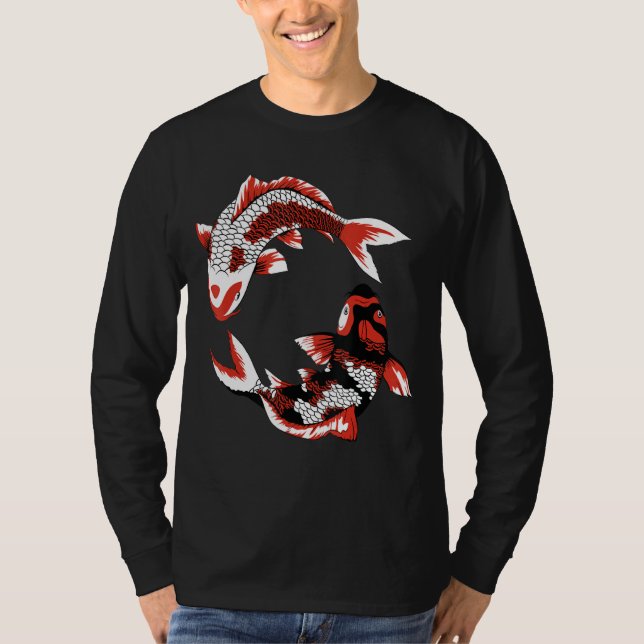 Japan Koi Japanischer Fischkrebs Blossom 37 T-Shirt (Vorderseite)