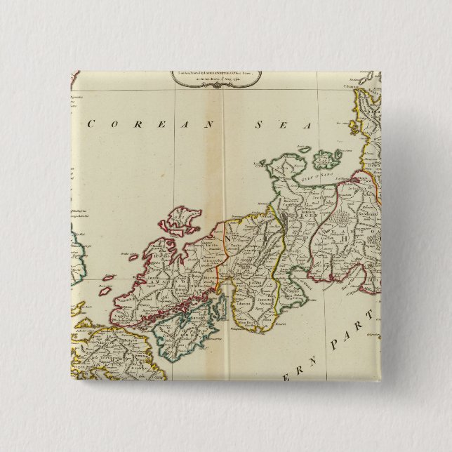 Japan, Korea Button (Vorderseite)