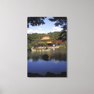 Japan, Kyoto, Goldener Pavillon, Zen-Tempel Leinwanddruck