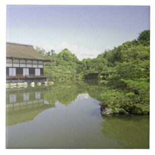 Japan, Kyoto, Japanischer Garten des Heian-Schrein Fliese