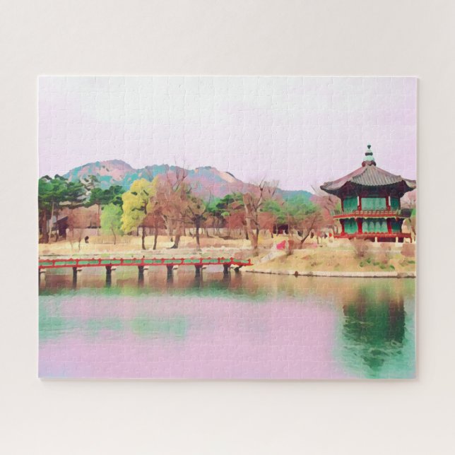 Japan Kyōto schöne Landschaft herausfordert (Horizontal)