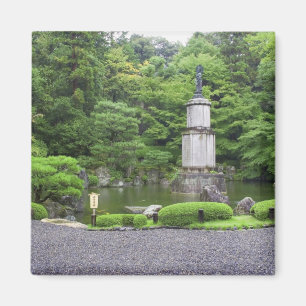 Japan, Kyoto, Scilent Stone Garden Magnet