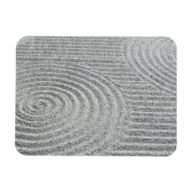 Japan, Kyoto, Tofukuji Tempel, Muster in Sand Magnet (Horizontal)