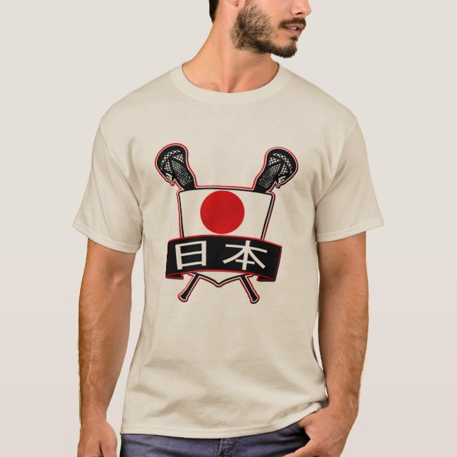 Japan Lacrosse Logo T-Shirt (Vorderseite)