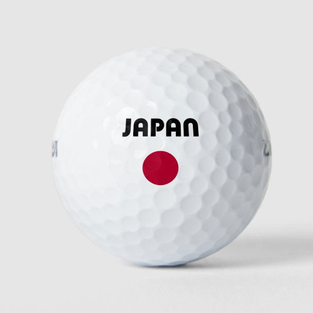 Japan Large Red Dot Light Color Golfball (Vorderseite)