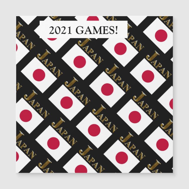 JAPAN MAGNETKARTE (Vorderseite)