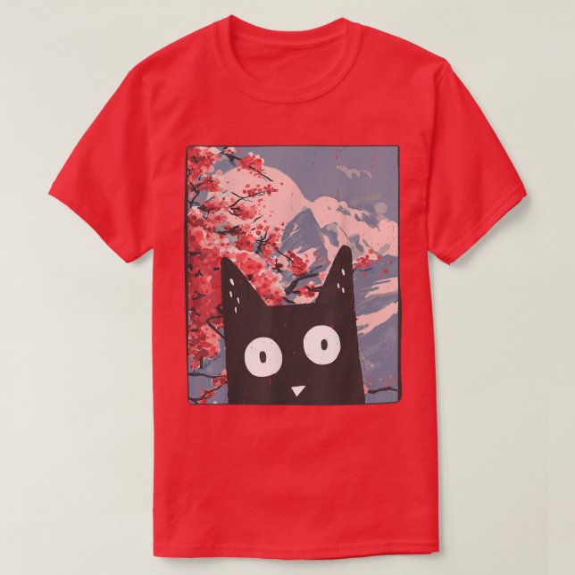 Japan Manga Harajuku Otaku Graphic Artwork Kawaii T-Shirt (Design vorne)