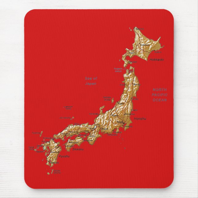 Japan Map Mousepad (Vorne)