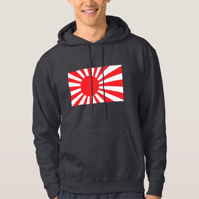 Japan-Marine-Flagge Hoodie (Vorderseite)