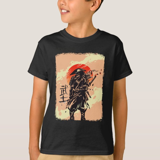 Japan Martial Arts Japanisch Samurai T-Shirt (Vorderseite)