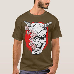 Japan Mask Oni Demon Japanischer Teufel T-Shirt