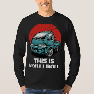 Japan Mini-Lkw Kei Auto-Kab über Compact 4wd ab T-Shirt