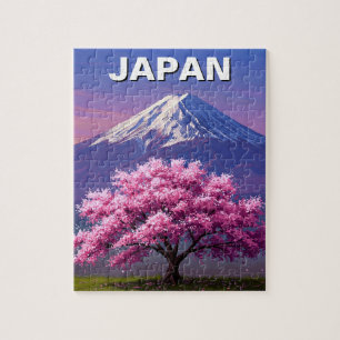 Japan Mount Fuji Fujisan Cherry Blüten Postkarte