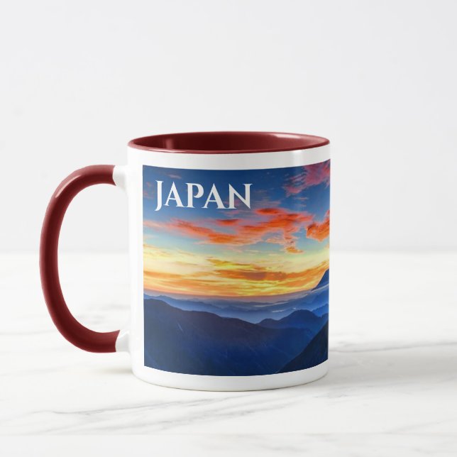 Japan Mount Fuji Panorama-Tasse Tasse (Links)