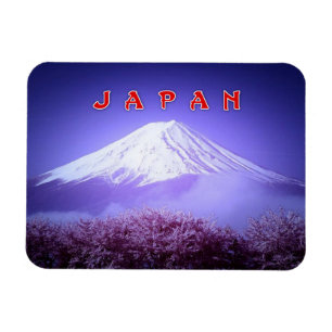 Japan Mount Fuji stilisiert Magnet
