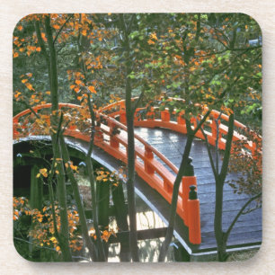 Japan, Nara Pref., Nara. Die Royal Bridge leuchtet Untersetzer