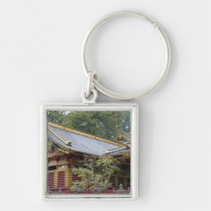 Japan, Nikko. Toshogu-Schrein und Mausoleum in 2 Schlüsselanhänger