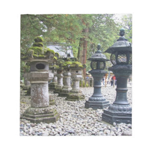 Japan, Nikko. Toshogu-Schrein und Mausoleum in Notizblock