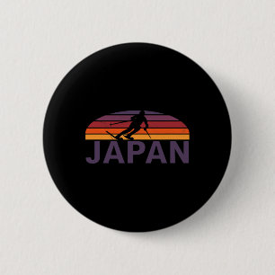 Japan Niseko Hokkaido Island Ski Resort Snowboard Button