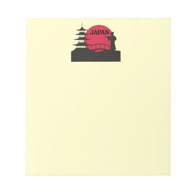Japan Notepad Notizblock (Vorderseite)